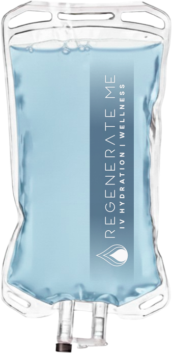 Regenerate Me hangover IV drip bag